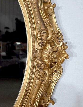 Important Miroir Louis XV – Fin XVIIIe