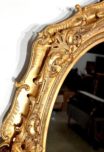 Important Miroir Louis XV – Fin XVIIIe