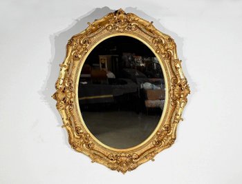 Important Miroir Louis XV – Fin XVIIIe