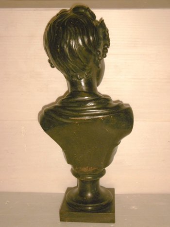 Bust signed Lavergne