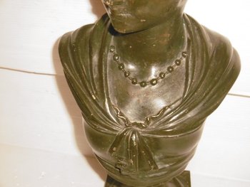 Bust signed Lavergne