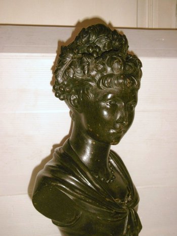 Bust signed Lavergne