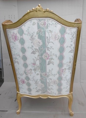 Vergoldete Bergère Louis XV