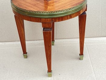 Double Tray Pedestal Table