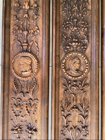 Four 18th century panels