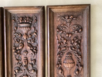 Four 18th century panels