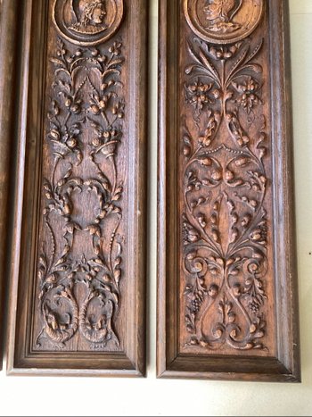 Four 18th century panels