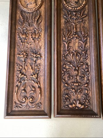 Four 18th century panels