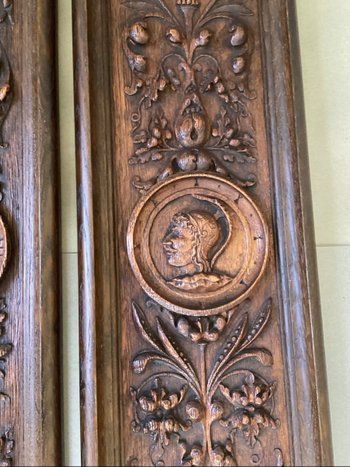 Four 18th century panels