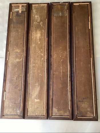 Four 18th century panels