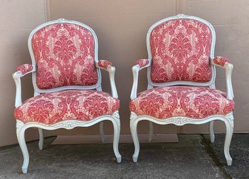 Pair Of Queen Armchairs Louis XV