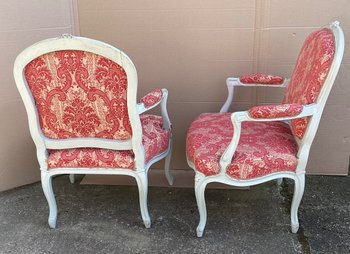 Pair Of Queen Armchairs Louis XV