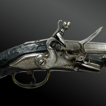 BOWL PISTOL - European work - 18th century or earlier