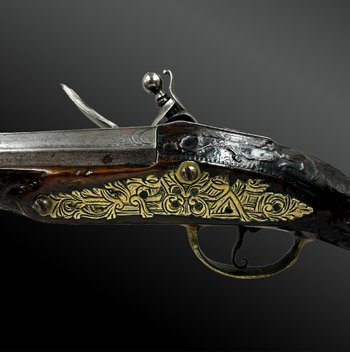 BOWL PISTOL - European work - 18th century or earlier