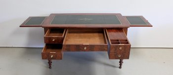 Mahogany Flat Desk, Restoration Period - Early 19th Century