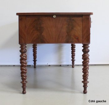 Mahogany Flat Desk, Restoration Period - Early 19th Century