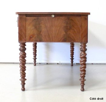 Mahogany Flat Desk, Restoration Period - Early 19th Century