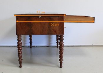 Mahogany Flat Desk, Restoration Period - Early 19th Century