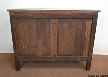 Regional sideboard in light oak, Louis XV style - Mid 19th century