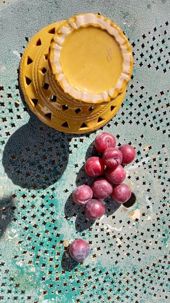 Openwork fruit bowl from the Pichon factory