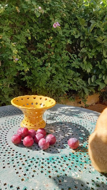 Openwork fruit bowl from the Pichon factory