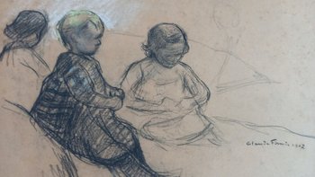  Tre bambini piccoli /disegno di Claude Firmin