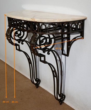 Wrought Iron Console - 1930