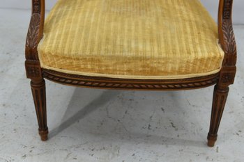 Lounge Chairs And Armchairs Louis XVI Style 4 Pieces Late Nineteenth In Walnut