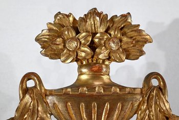 Petit miroir en Bois doré, style Louis XVI – Début XXe