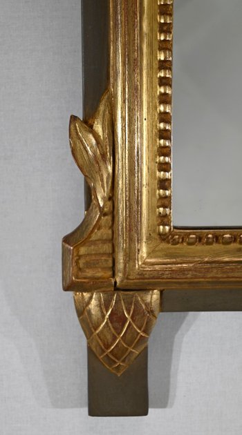 Petit miroir en Bois doré, style Louis XVI – Début XXe