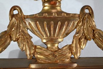 Petit miroir en Bois doré, style Louis XVI – Début XXe