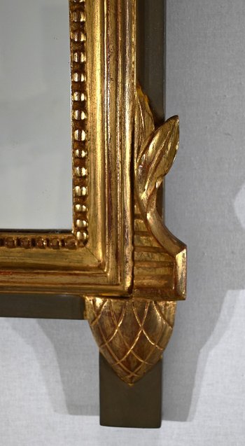 Petit miroir en Bois doré, style Louis XVI – Début XXe