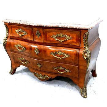 1900s Veneer Tomb Commode