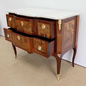 Commode Sauteuse, Style Transition Louis XV/Louis XVI – Fin XIXe