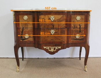 Commode Sauteuse, Style Transition Louis XV/Louis XVI – Fin XIXe