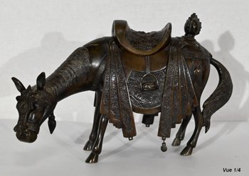 Bronze Horse, Asian Style - Early 20th Century