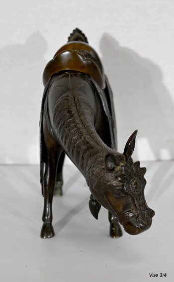 Bronze Horse, Asian Style - Early 20th Century