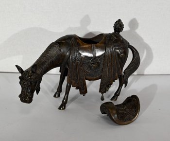 Bronze Horse, Asian Style - Early 20th Century