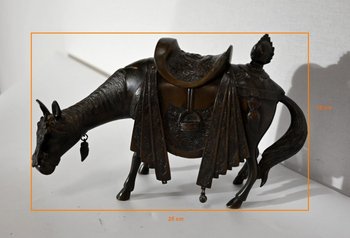 Bronze Horse, Asian Style - Early 20th Century