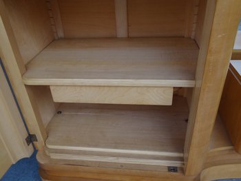 1940 Wardrobe In Maple Sycamore Veneer And Lemon Tree