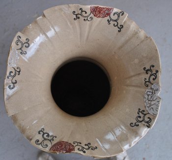 Large Japanese Vase In Satsuma Nineteenth Time