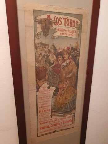 Affiche De Corrida , A Los Toros , Imp Ortega , Lorilleux , 1901.