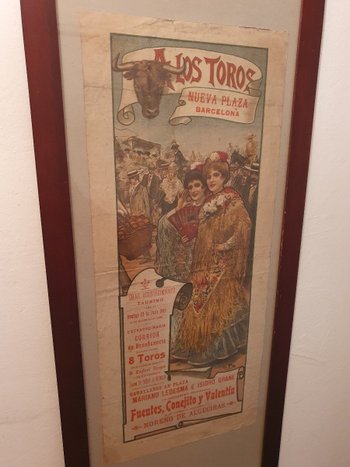 Affiche De Corrida , A Los Toros , Imp Ortega , Lorilleux , 1901.