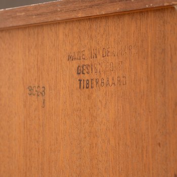 Commode vintage en teck de Gunnar Nielsen Tibergaard, Danemark 1960