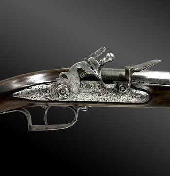 PISTOLET à silex signé « J:B » - Europe - Vers 1680