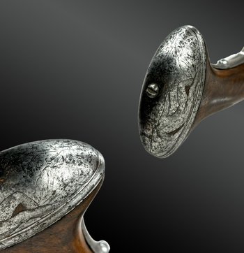 PISTOLET à silex signé « J:B » - Europe - Vers 1680