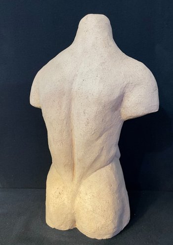 Busto di antico in terracotta di Philippe Conficconi