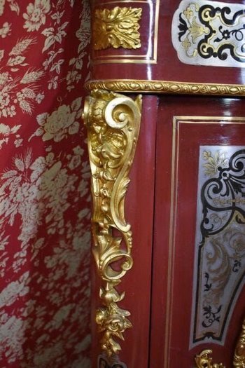 Pair of Boulle Marquetry Corner Chests Late 19th Century