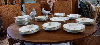 table service porcelain of Limoges XXth