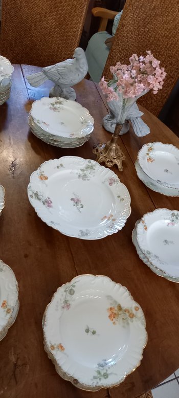 table service porcelain of Limoges XXth